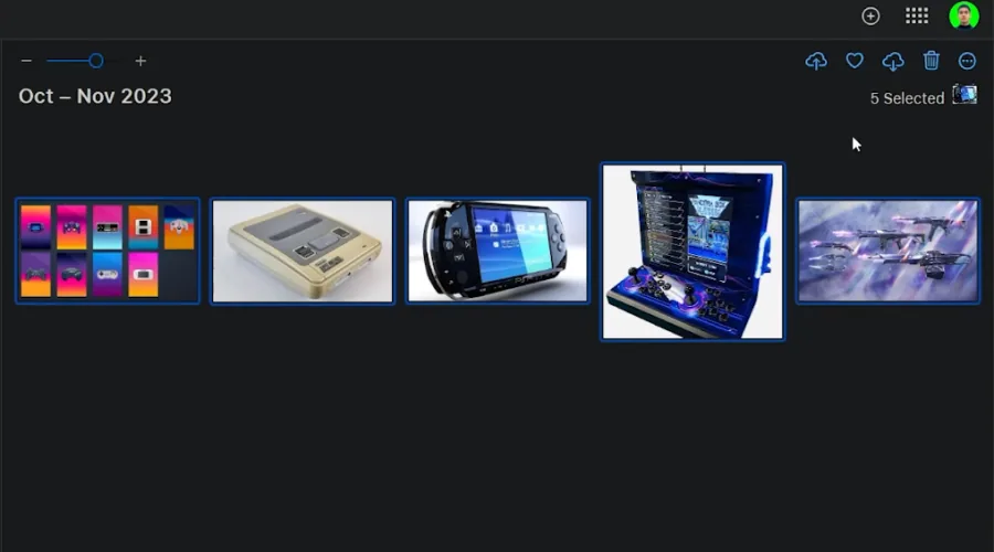 select media