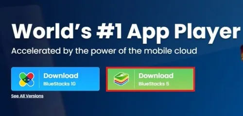 Download the BlueStacks 5 installer