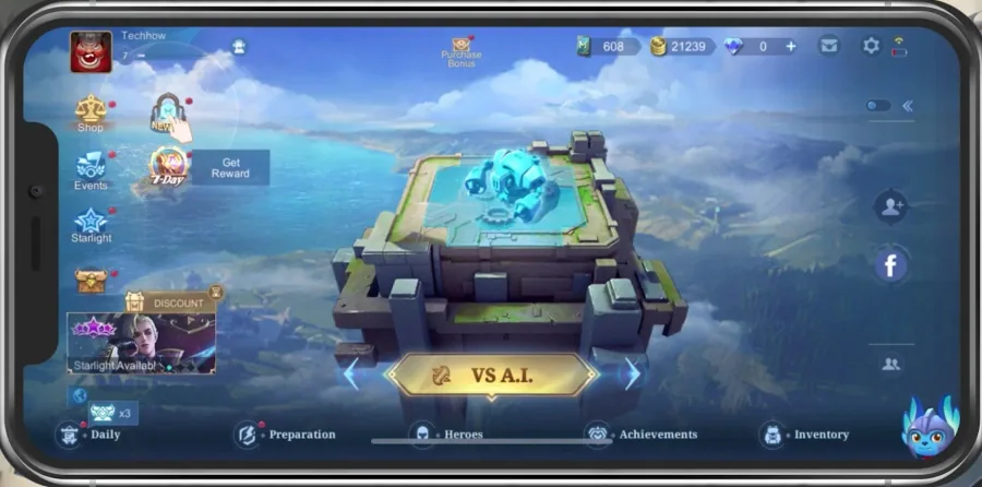 Mobile Legends account log in