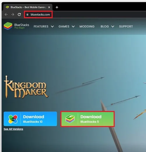 Download BlueStacks 5