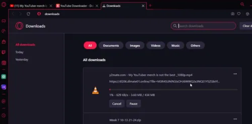 wait for download