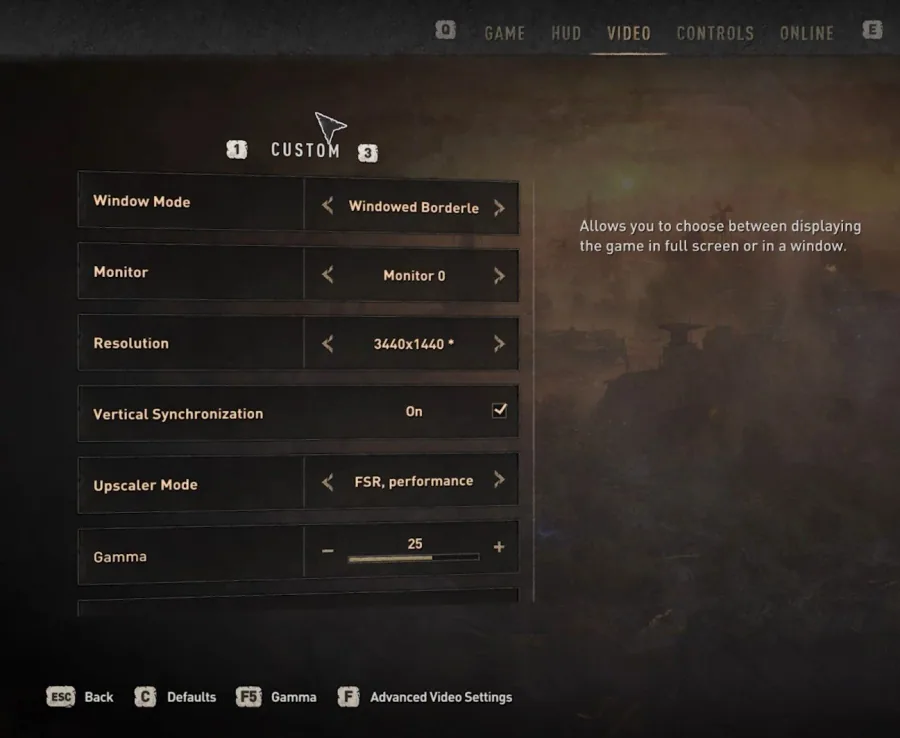 Dying Light 2 Video Settings