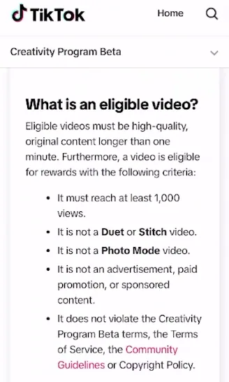 tiktok elibigle video for prgram