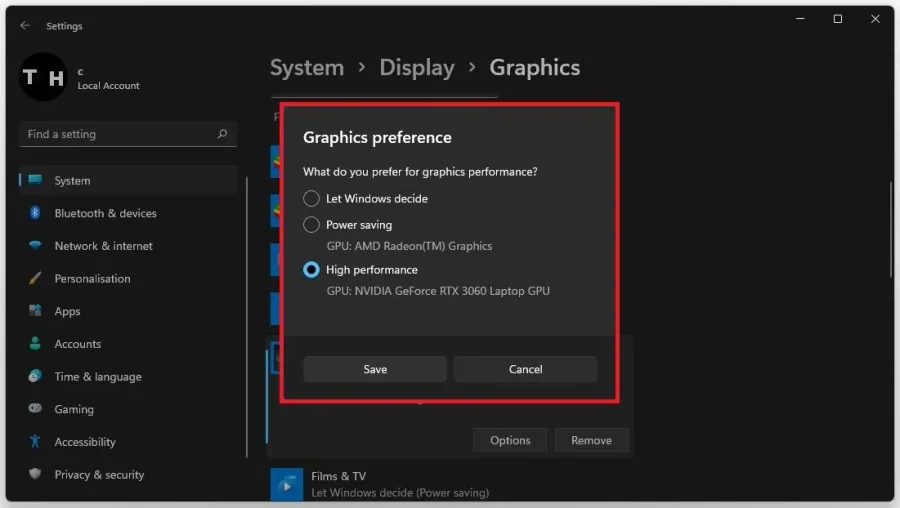 Graphics Preference for Elden Ring > High Performance