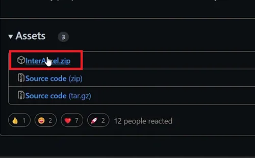InterAccel download page on GitHub