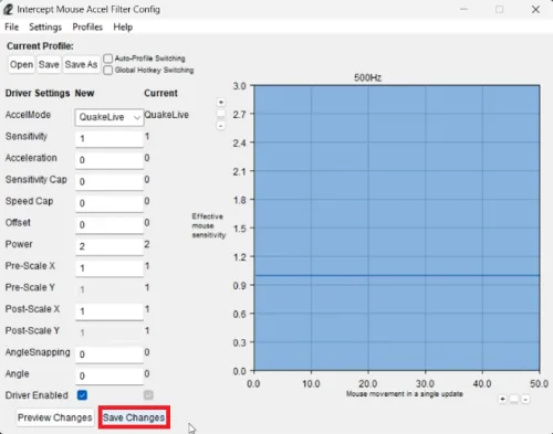 Angle Snapping setting in InterGUI