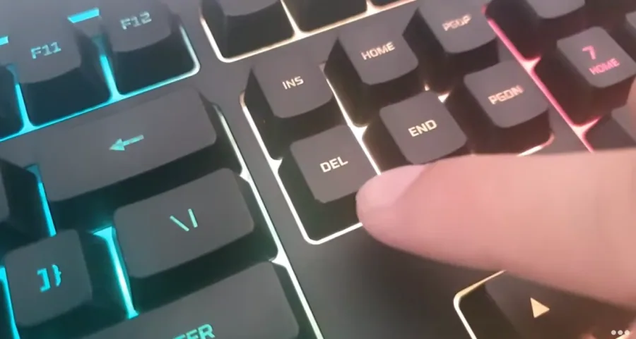 delete key