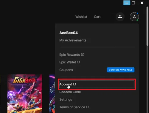 access account settings