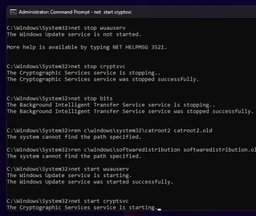 admin command prompt