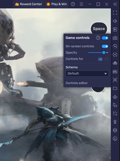 Eternal Evolution Game Controls