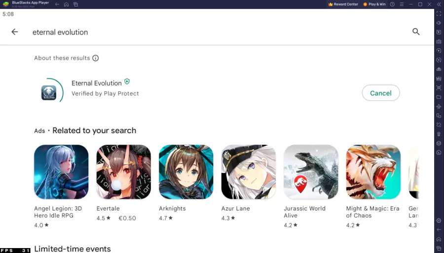 Play Eternal Evolution on PC