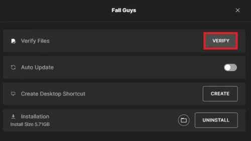 Verify Fall Guys Files