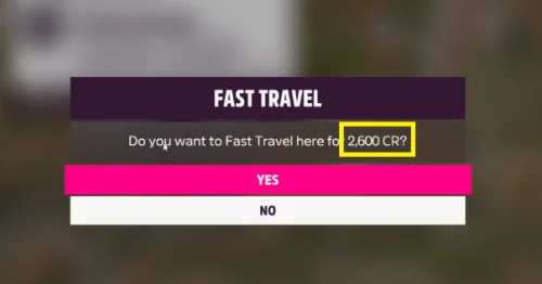 reduce fast travel cost