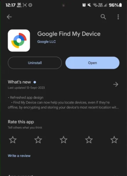 find my device app