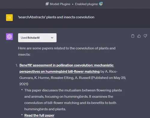 search abstracts of research papers