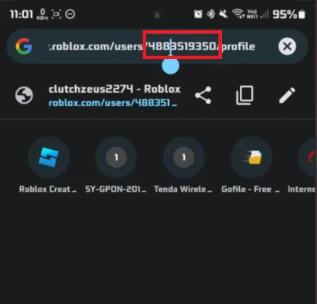 roblox user id