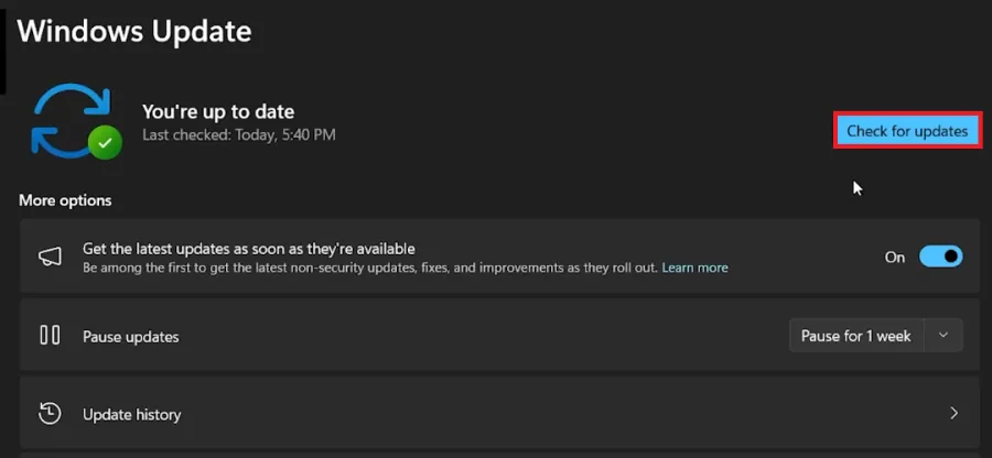 windows update