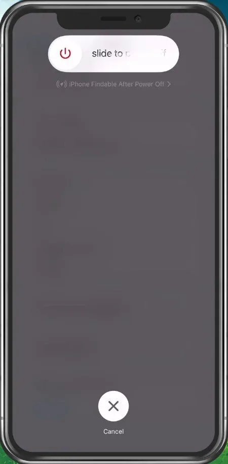 Restart iPhone