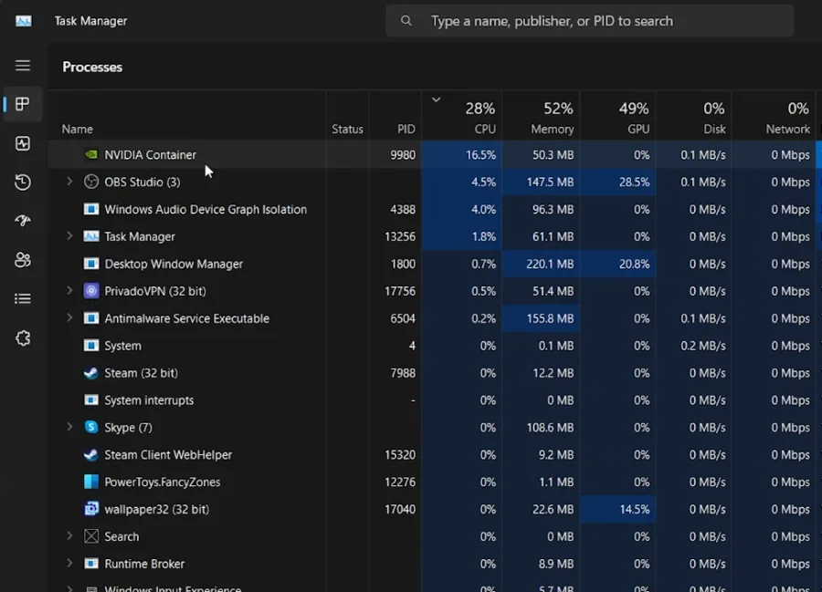 task manager