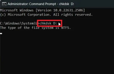 admin command prompt