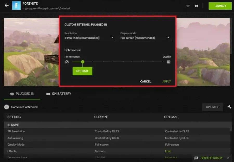 Fortnite Custom Settings