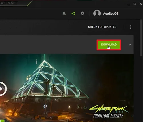 update graphics driver