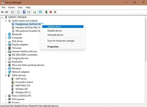 device manager update audio driver.jpg