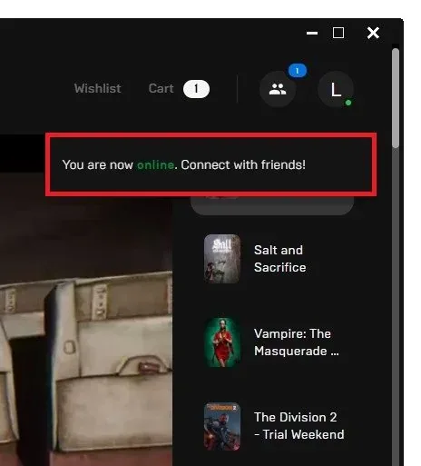 Epic Games > Friend List