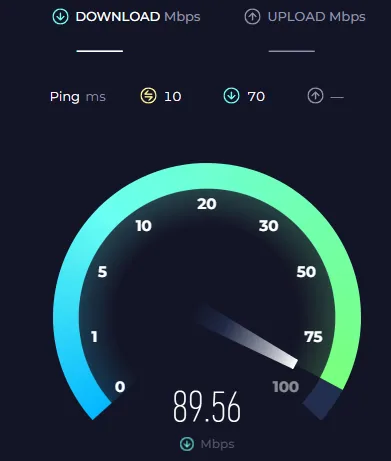 test your internet speed