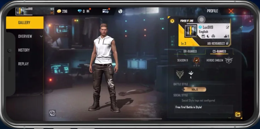 It will look like you can’t paste the character behind your name, but it should w…