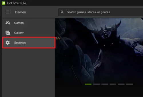 geforce now settings