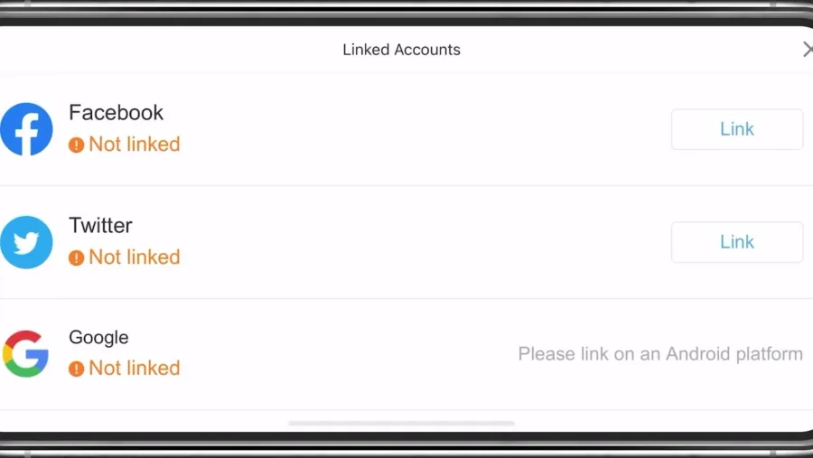 Linked Accounts to Genshin Impact