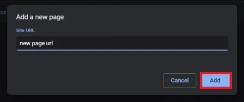 Add a new homepage