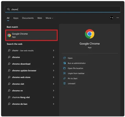 Run Google Chrome as admin