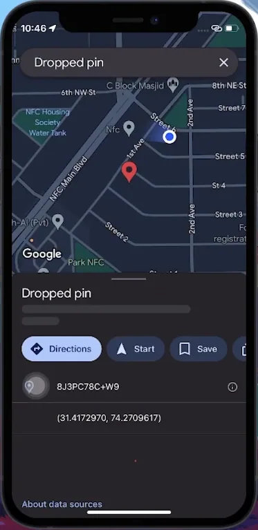 drop pin