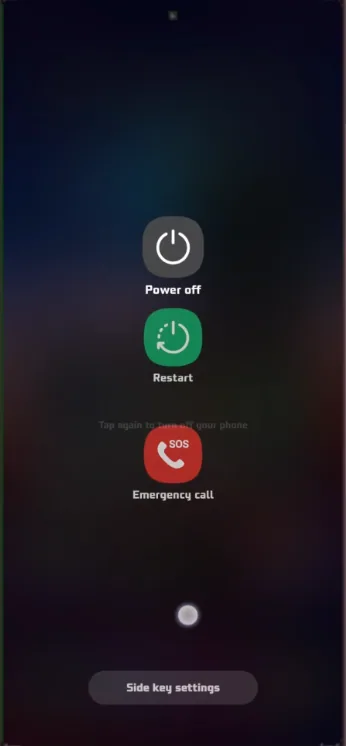 restart android device