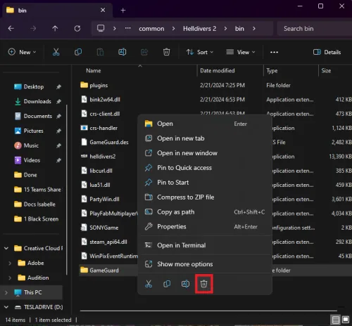 delete gameguard