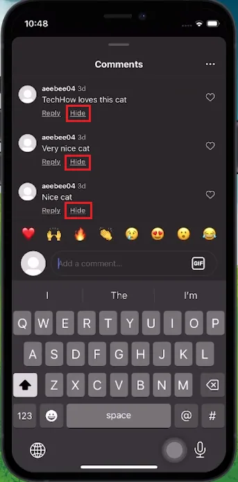 hide comment