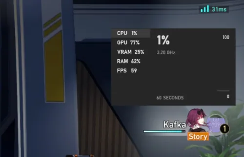 Show your Honkai Star Rail Frame Rate