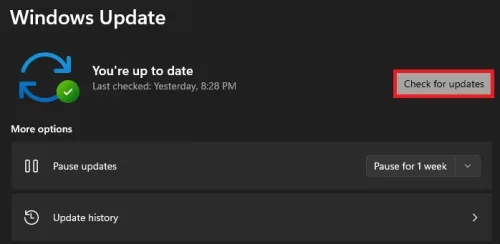 windows update settings