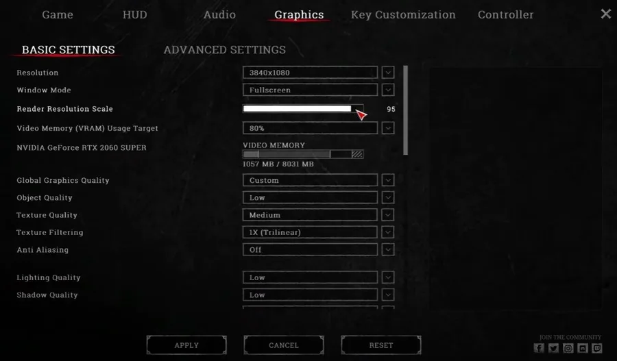 Video Settings