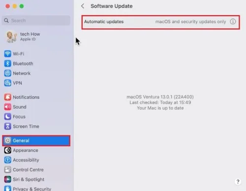 System Settings > General > Software Update