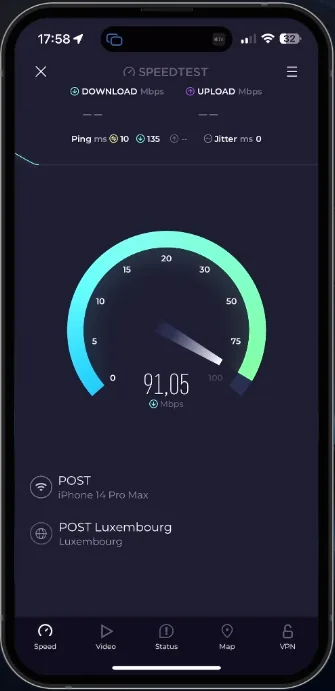 test internet connection speed