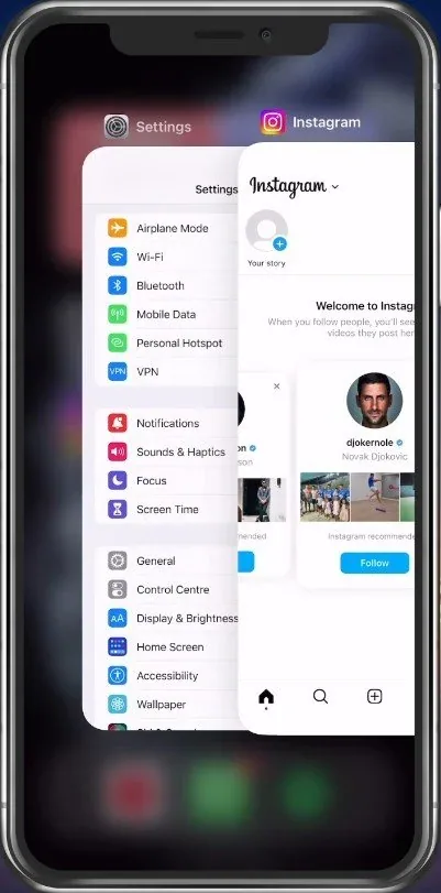 Close Apps running in the background