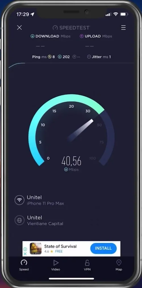 Test your iPhone’s Internet Speed