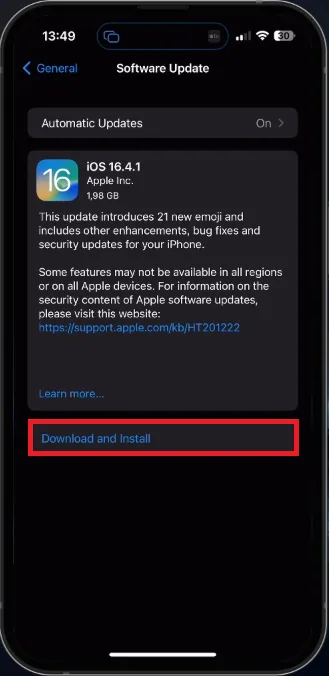 ios software update