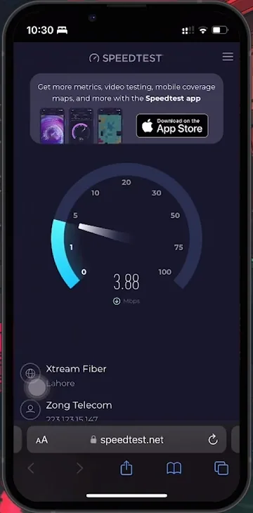 verify network connection