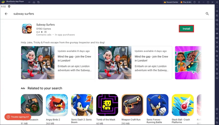 install subway surfers
