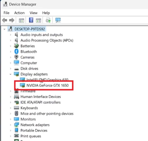 device manager