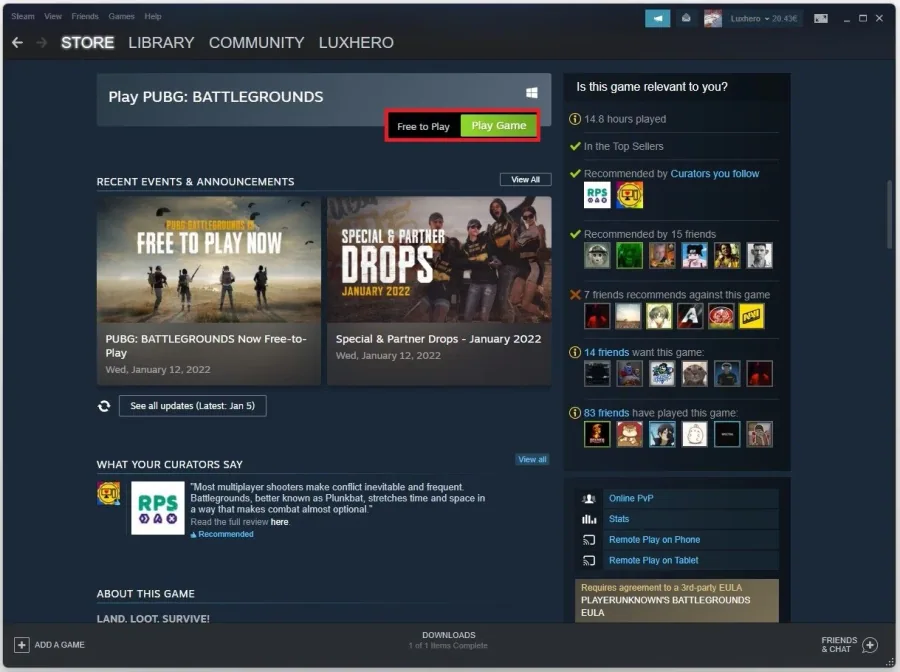 Download & Install PUBG on your PC